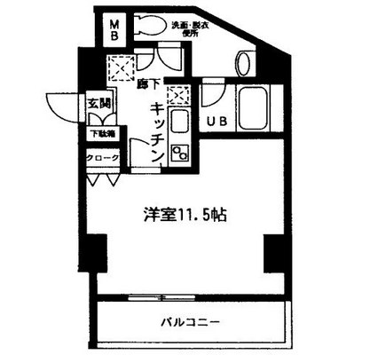 東京 楽器可賃貸マンション・1K