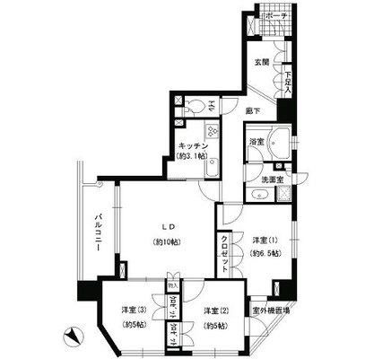 東京 楽器可 マンション 3LDK