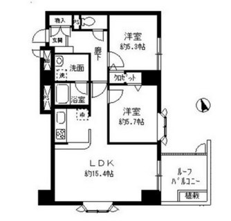 東京都文京区湯島３丁目 賃貸マンション 2LDK