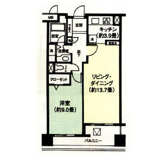 東京都港区海岸３丁目 賃貸マンション 1LDK