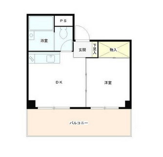 東京都港区六本木３丁目 賃貸マンション 1DK