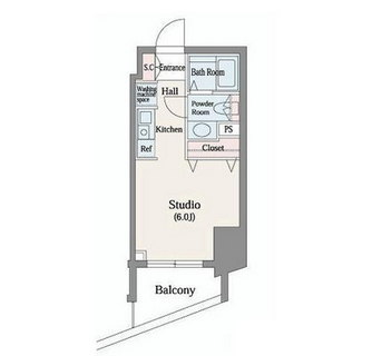 東京都渋谷区千駄ヶ谷３丁目 賃貸マンション 1K