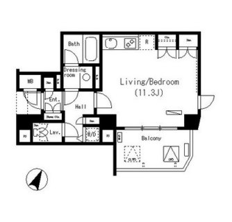 東京都渋谷区神宮前１丁目 賃貸マンション 1R