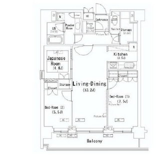 東京都江東区辰巳２丁目 賃貸マンション 3LDK