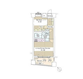 東京都中央区新川２丁目 賃貸マンション 1LDK