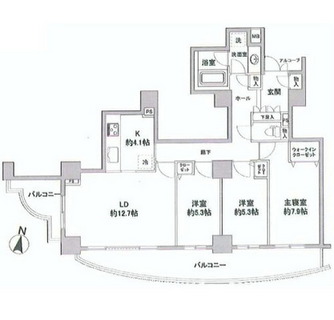 東京都江東区大島１丁目 賃貸マンション 3LDK