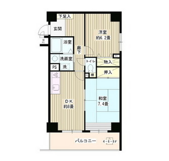 東京都江東区亀戸１丁目 賃貸マンション 2DK