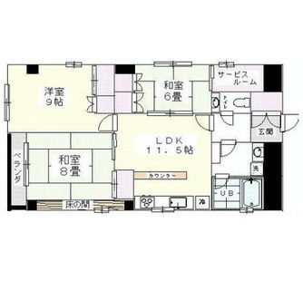 東京都北区赤羽１丁目 賃貸マンション 3SLDK