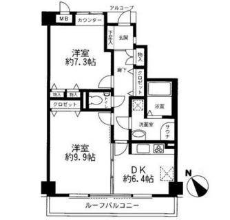 東京都港区赤坂６丁目 賃貸マンション 2DK