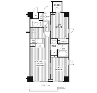 東京都目黒区目黒本町３丁目 賃貸マンション 2LDK