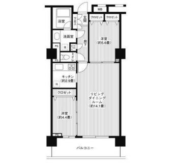 東京都杉並区高井戸東３丁目 賃貸マンション 2LDK