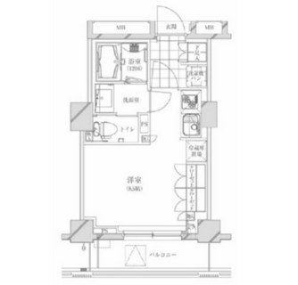 東京都新宿区払方町 賃貸マンション 1R