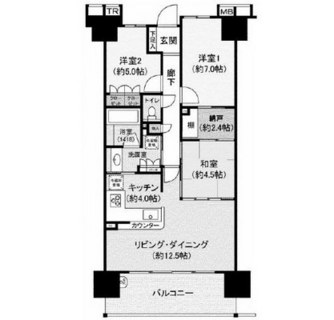 東京都足立区新田１丁目 賃貸マンション 3SLDK