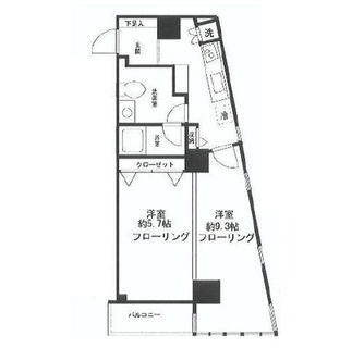 東京都渋谷区神泉町 賃貸マンション 2K