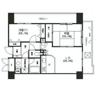 東京都大田区大森北１丁目 賃貸マンション 2DK