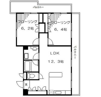 東京都板橋区板橋１丁目 賃貸マンション 2LDK
