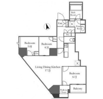 東京都港区白金台２丁目 賃貸マンション 3LDK