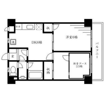 東京都板橋区常盤台４丁目 賃貸マンション 2DK