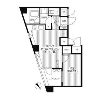 東京都新宿区余丁町 賃貸マンション 1LDK