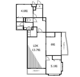 東京都板橋区成増５丁目 賃貸マンション 3LDK