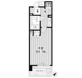 東京都大田区東雪谷１丁目 賃貸マンション 1K