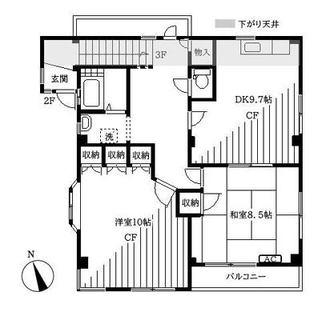 東京都板橋区高島平７丁目 賃貸マンション 2DK