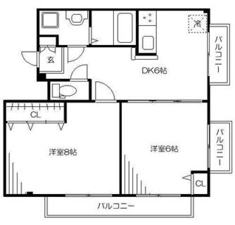 東京都新宿区西落合３丁目 賃貸マンション 2DK