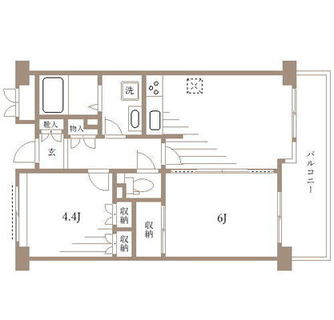 東京都品川区小山５丁目 賃貸マンション 2DK