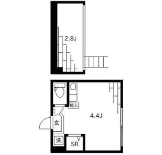 東京都豊島区西巣鴨１丁目 賃貸アパート 1R
