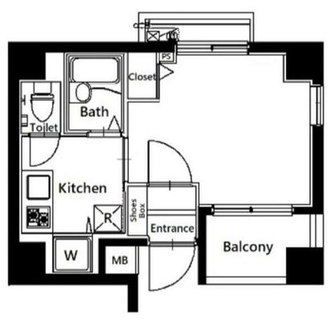 東京都荒川区西日暮里６丁目 賃貸マンション 1K