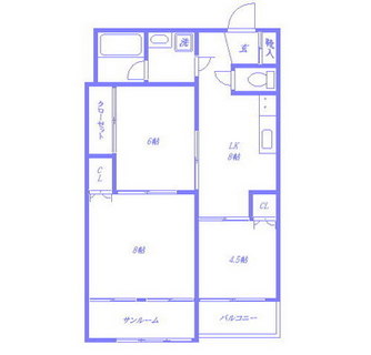 東京都北区中里３丁目 賃貸マンション 3LK