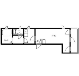 東京都豊島区北大塚２丁目 賃貸マンション 1K