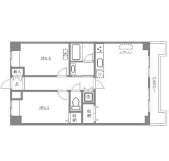 東京都板橋区赤塚４丁目 賃貸マンション 2LDK