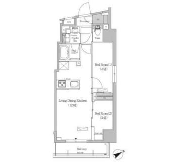 東京都豊島区駒込２丁目 賃貸マンション 2LDK