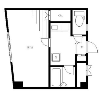 東京都豊島区高田２丁目 賃貸マンション 1K