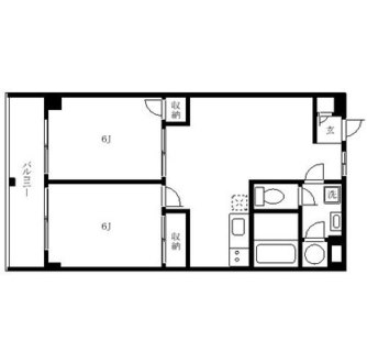 東京都北区滝野川７丁目 賃貸マンション 2DK