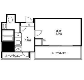 東京都豊島区池袋本町２丁目 賃貸マンション 1K
